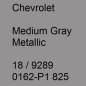 Preview: Chevrolet, Medium Gray Metallic, 18 / 9289 0162-P1 825.